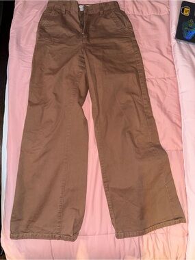 Cotton On Tan Wide-Leg Trousers